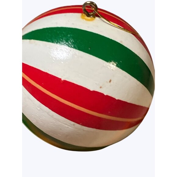 Christmas Train Ornament Car With Striped Ball Decoration Avon Gift Collection - Picture 5 of 11